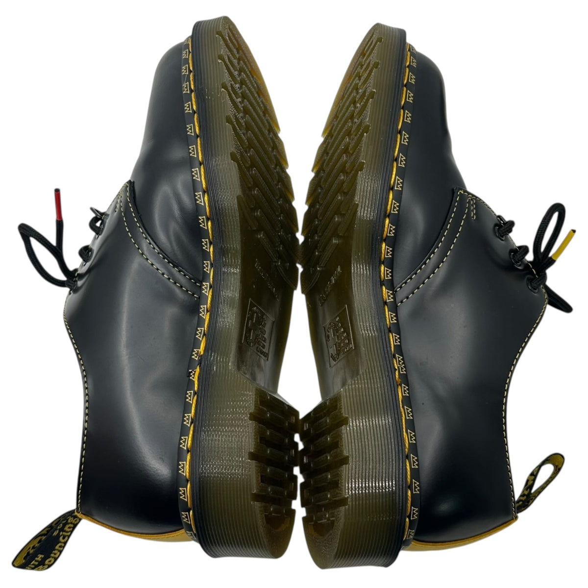 DR.MARTENS Basquiat II 3-Hole Leather Shoes Sneakers Size 25.0CM