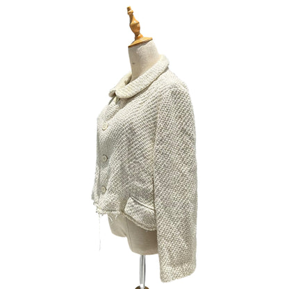 COMME des GARCONS 02SS Frayed Tweed Jacket Size S