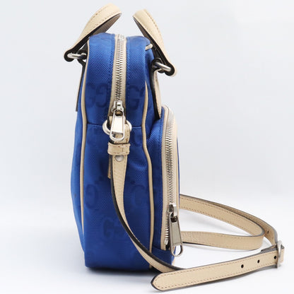 GUCCI Off The Grid 2-Way Shoulder Bag Blue Size F