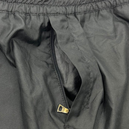 PRADA SPORT 00s Y2K Hem Zip Logo Tech Pants Black Size 48