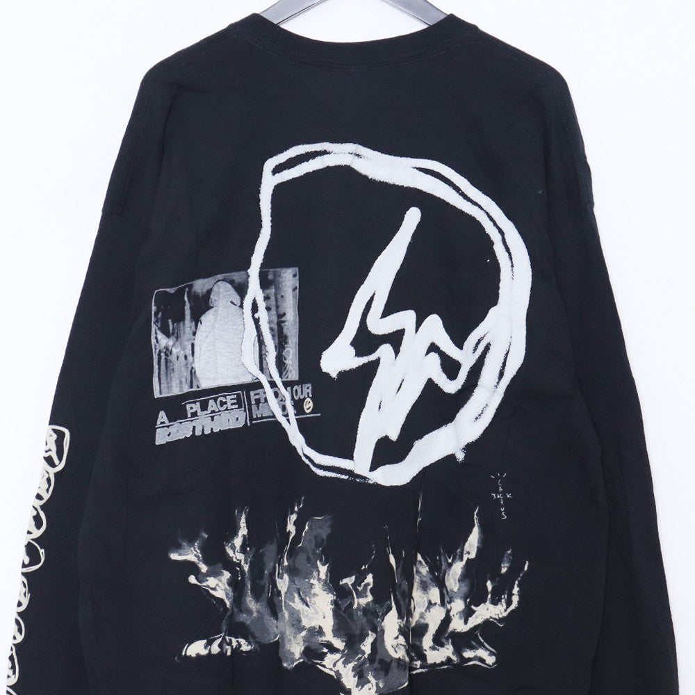 Vintage TS Cactus Jack Fragment Logo Long Sleeve T-Shirt Size L