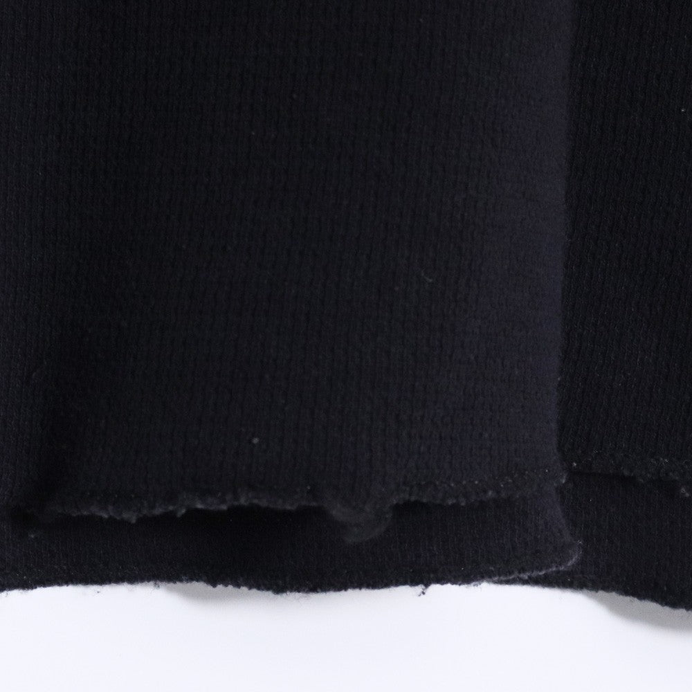 CHROME HEARTS Old Thermal Horseshoe Long Sleeve T-Shirt Black Size M