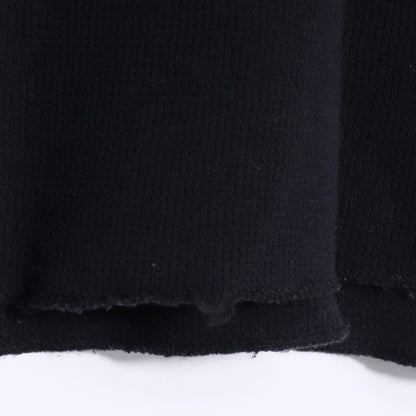 CHROME HEARTS Old Thermal Horseshoe Long Sleeve T-Shirt Black Size M