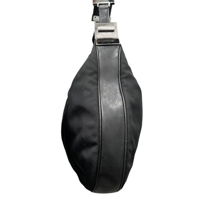 GUCCI 01SS Tom Ford 2way Nylon Leather Hobo Bag