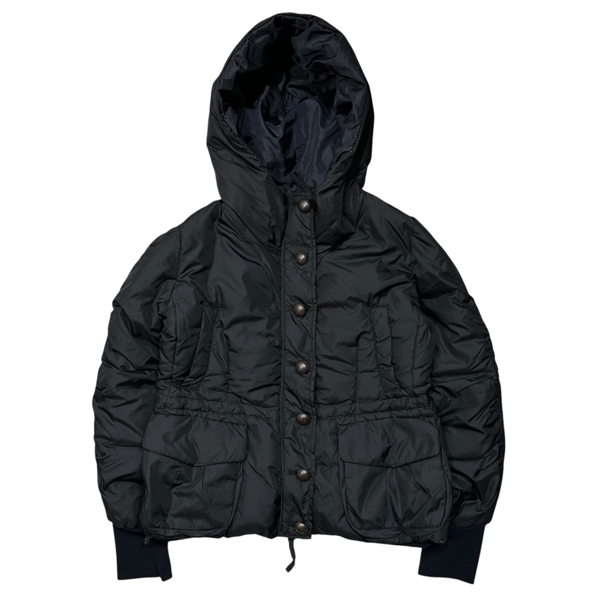 MARITHE FRANCOIS GIRBAUD Hooded Down Jacket Multi Size M