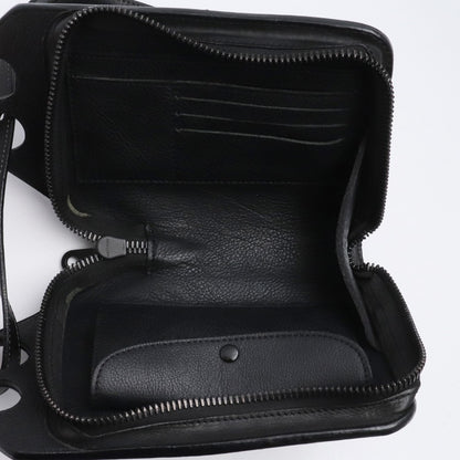 KHOURIANBEER Leather Shoulder Bag Black
