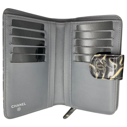 CHANEL Camellia Coco Mark Wallet Multi