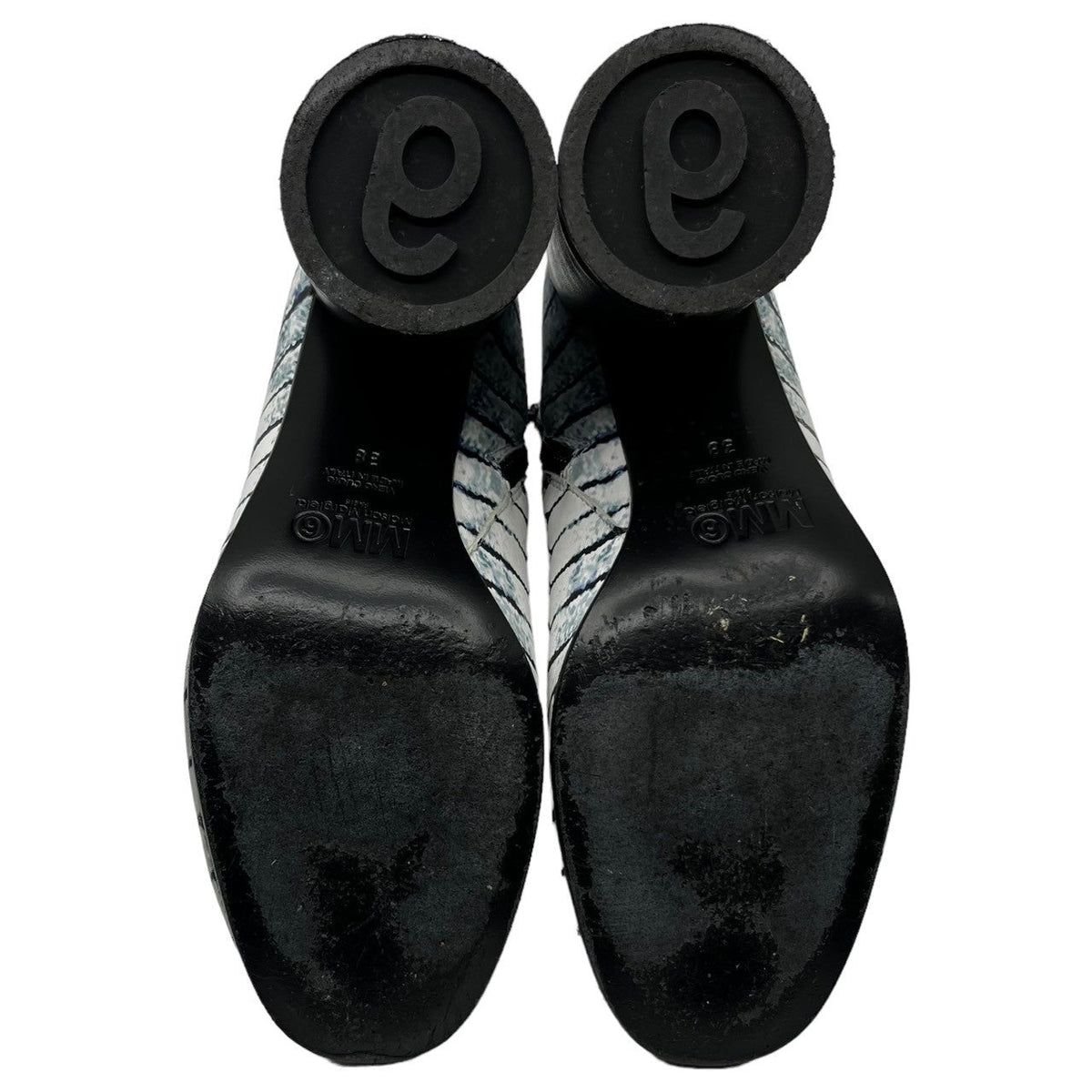 MM6 Maison Margiela 90mm Ankle Boots White Size 38