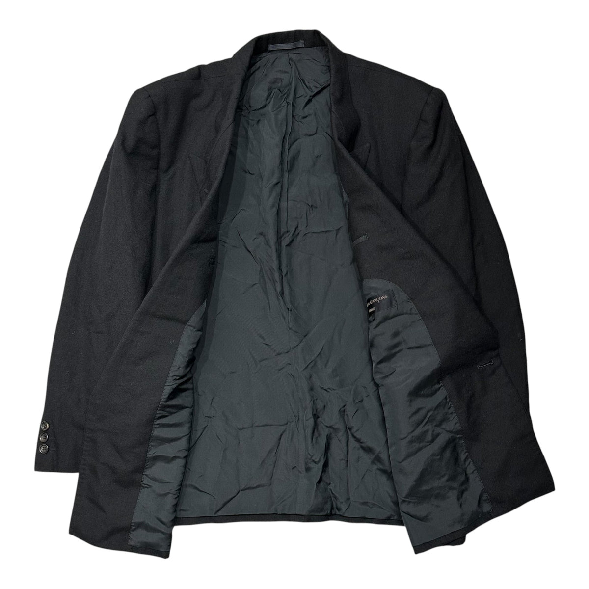 COMME des GARCONS HOMME 80s Vintage DB Jacket Black Size M