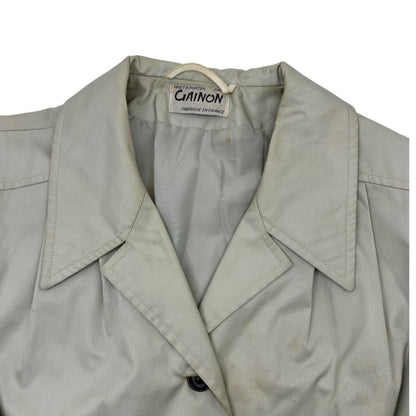 Euro vintage 70s Cotton Blend Trench Coat Size 42