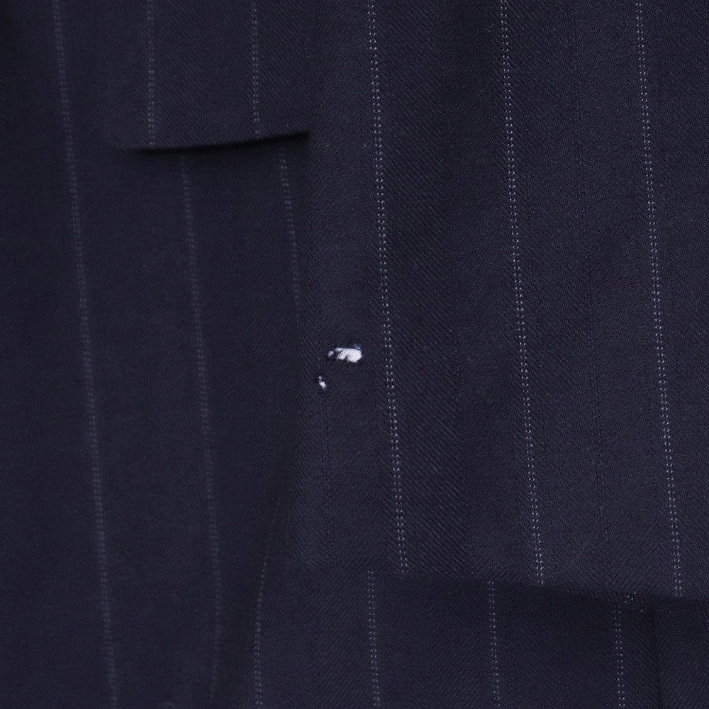 DURBAN Striped Double-Breasted Suit Navy