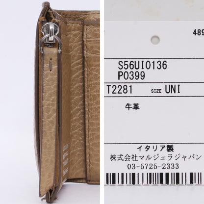 Maison Margiela Brown Leather Envelope Mini Wallet Size F