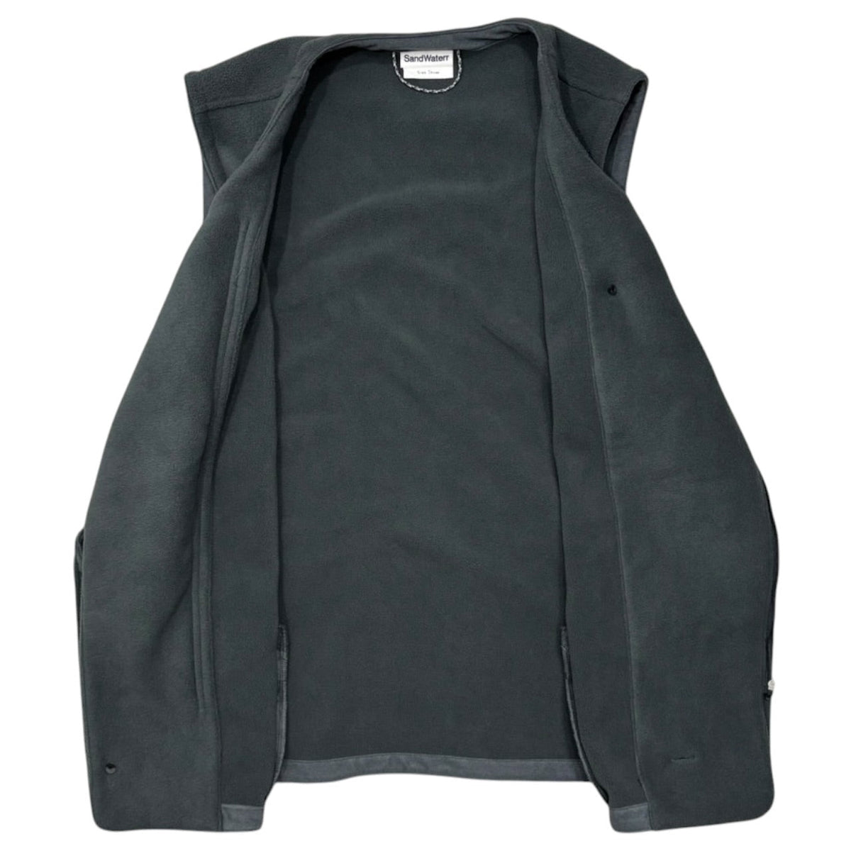 SandWaterr Organized PE Micro Fleece Vest Gray Size 3