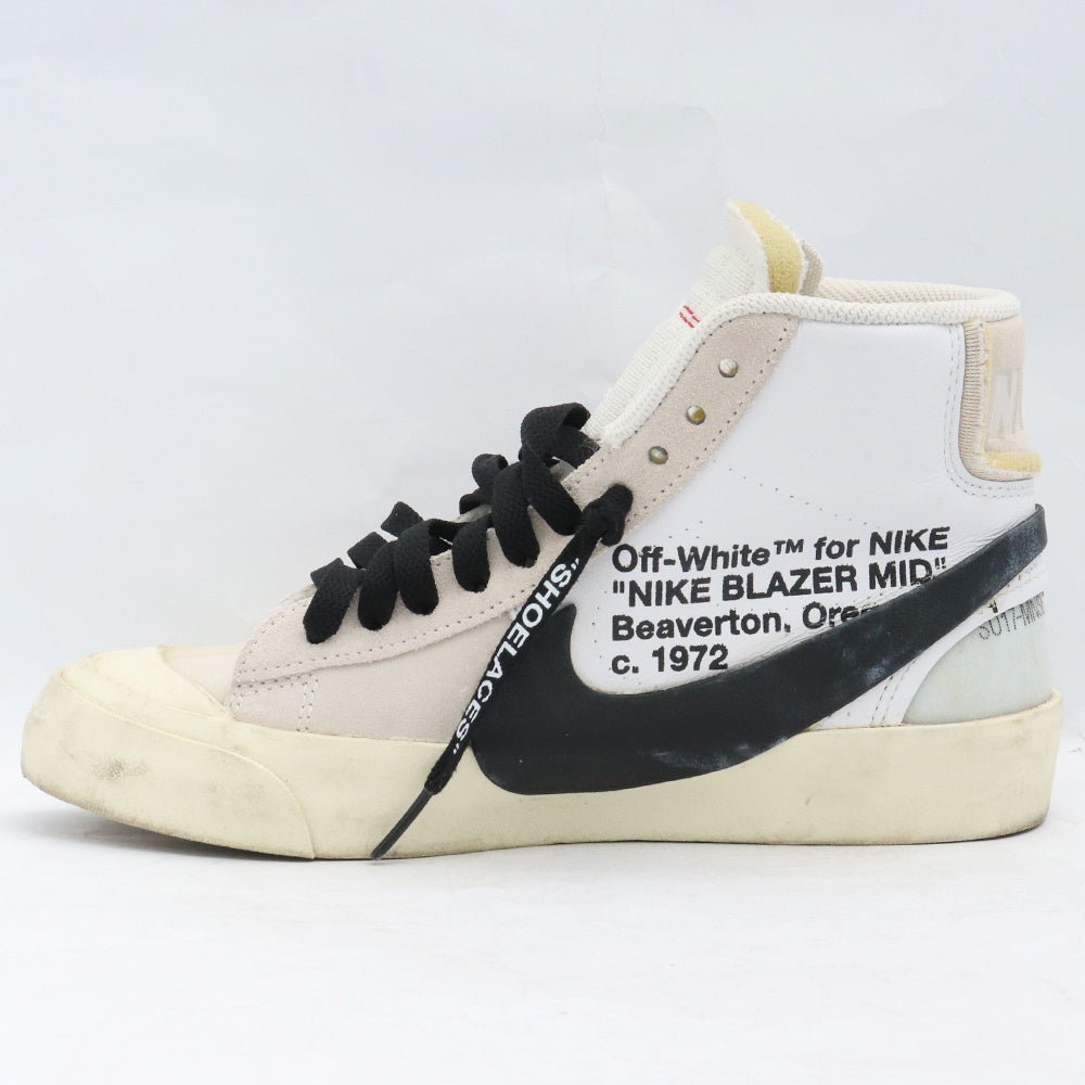 NIKE × OFF-WHITE The Ten Blazer Mid Sneakers White Size 23cm