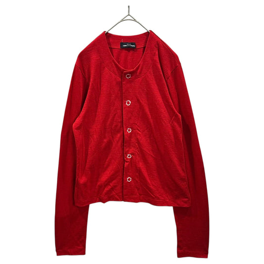 tricot COMME des GARCONS 94SS Wool Cardigan Red Size FREE