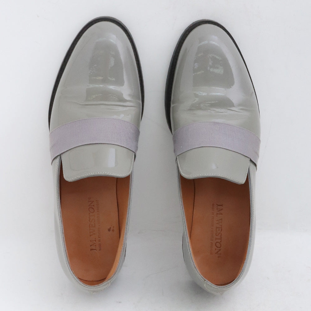 J.M.WESTON Patent Sneakers Gray Size 3D