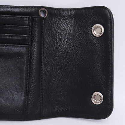 CHROME HEARTS MINI Wave Cross Button Wallet Size ONE SIZE