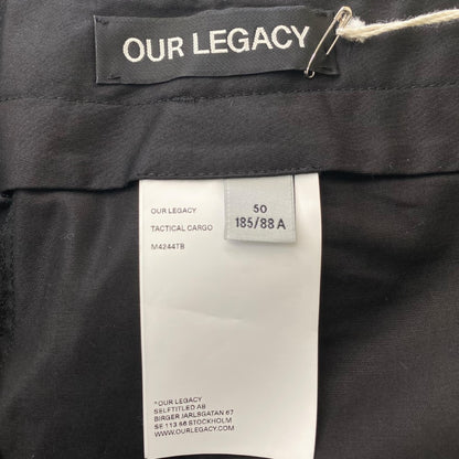 OUR LEGACY 24AW Tactical High Gloss Pants Black Size 50