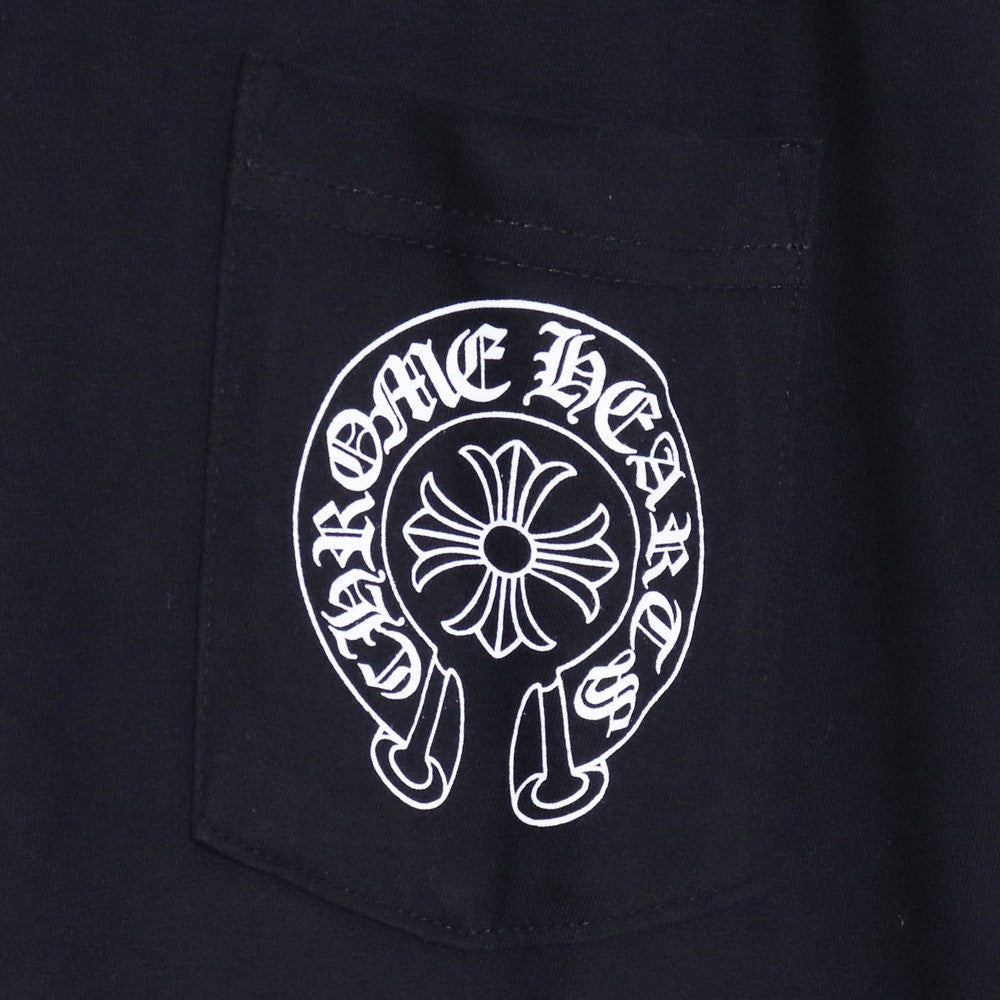 Chrome Hearts HORSESHOE Pocket T-Shirt Black Size L