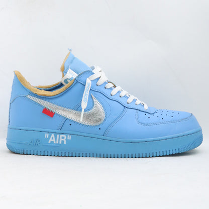 NIKE x OFF-WHITE Air Force 1 Low Blue Sneakers Size 28.5cm