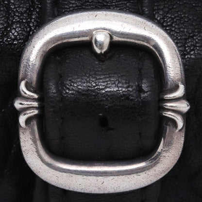 Chrome Hearts #1 Snat Pack Leather Waist Bag Black Size #1