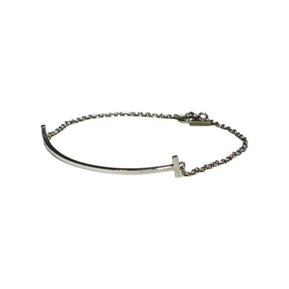 TIFFANY & CO. T Smile Silver Bracelet