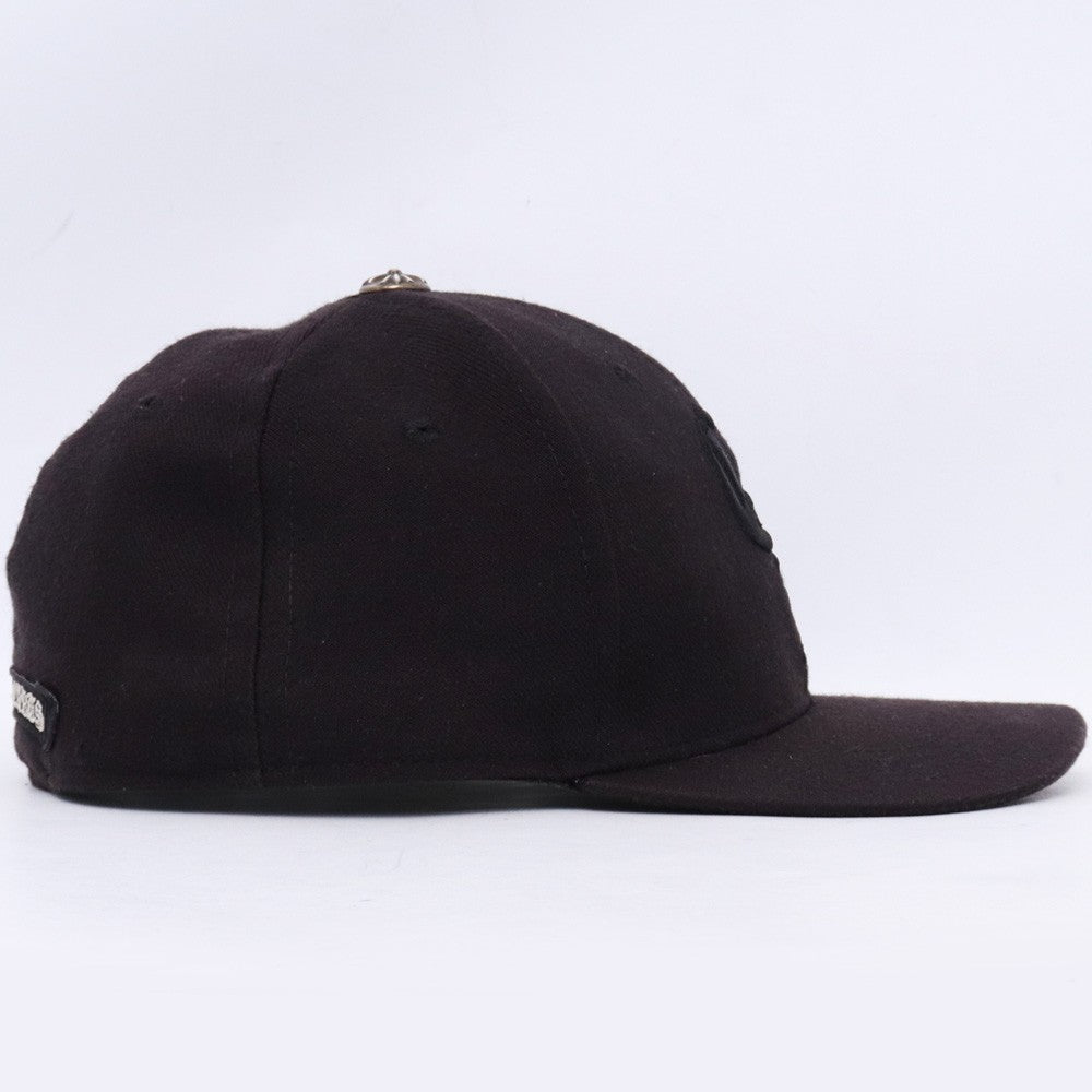 CHROME HEARTS CH Embroidered Trucker Cap Black Size 7 1/4