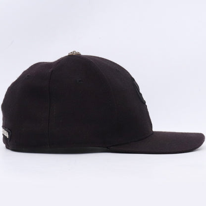 CHROME HEARTS CH Embroidered Trucker Cap Black Size 7 1/4