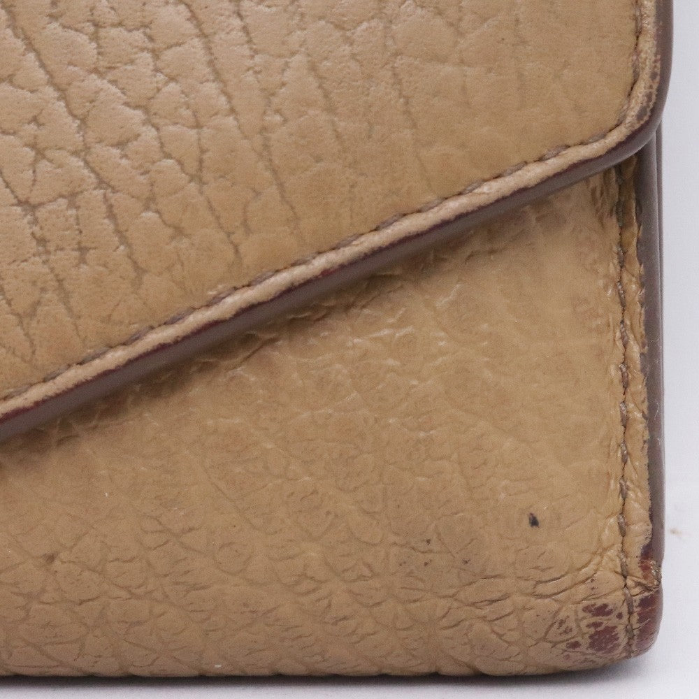 Maison Margiela Brown Leather Envelope Mini Wallet Size F