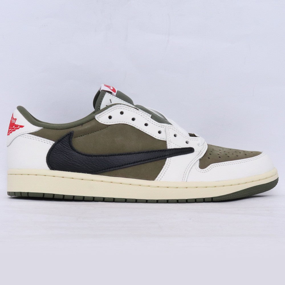 NIKE x TRAVIS SCOTT Air Jordan 1 Olive Sneakers Size 28.5cm