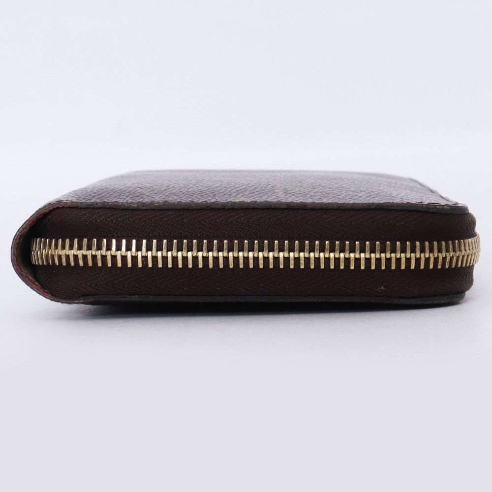 LOUIS VUITTON Monogram Zippy Wallet Brown Size F