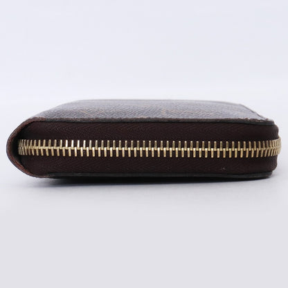 LOUIS VUITTON Monogram Zippy Wallet Brown Size F