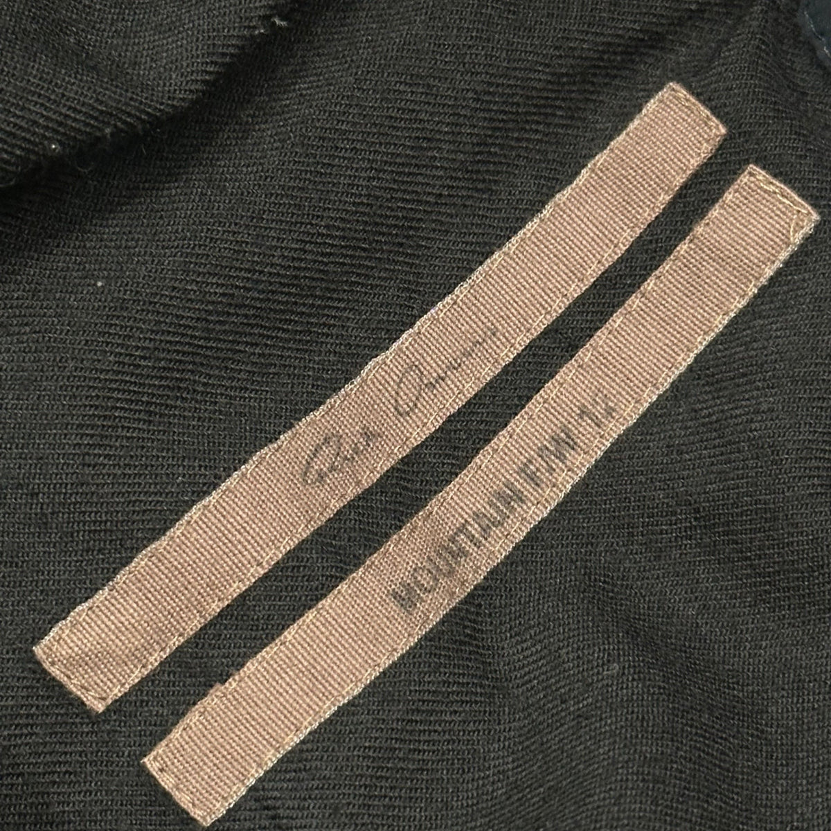 Rick Owens 12AW Easy Sarouel Straight Pants Black Size 46