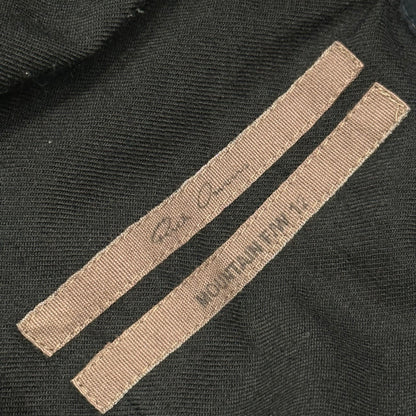 Rick Owens 12AW Easy Sarouel Straight Pants Black Size 46