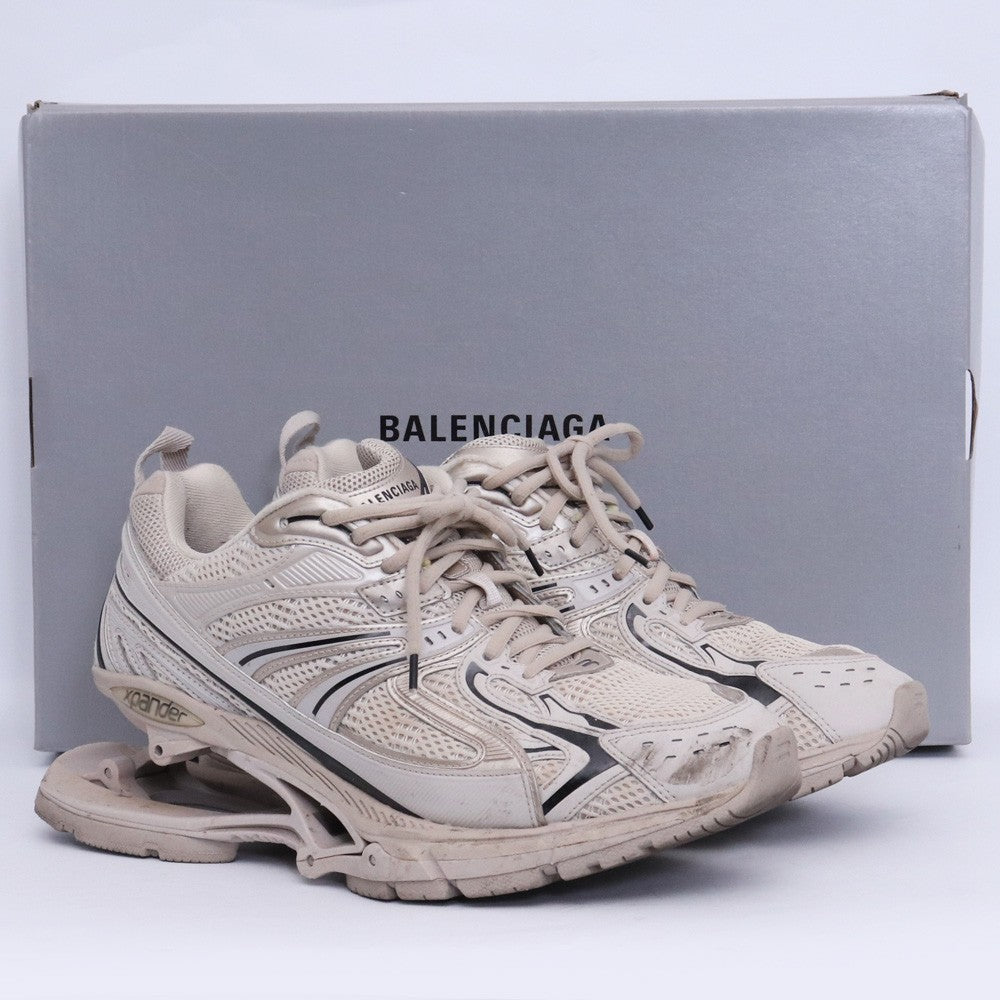 BALENCIAGA X-PANDER Low Cut Sneakers Beige Size 28.5cm
