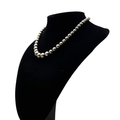 TIFFANY & CO. Silver Hardware Ball Necklace