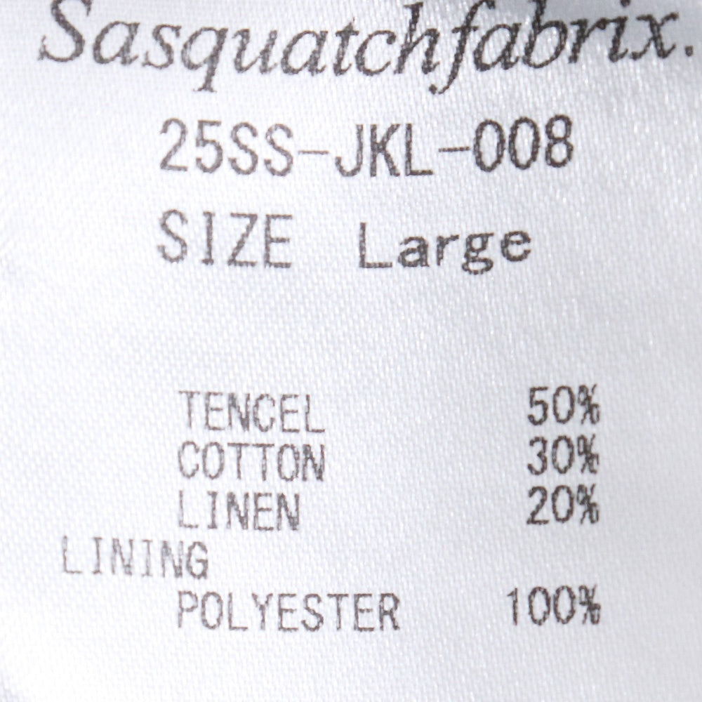 SASQUATCHFABRIX. 25SS WESTERN FLOWERS Jacket Black Size L