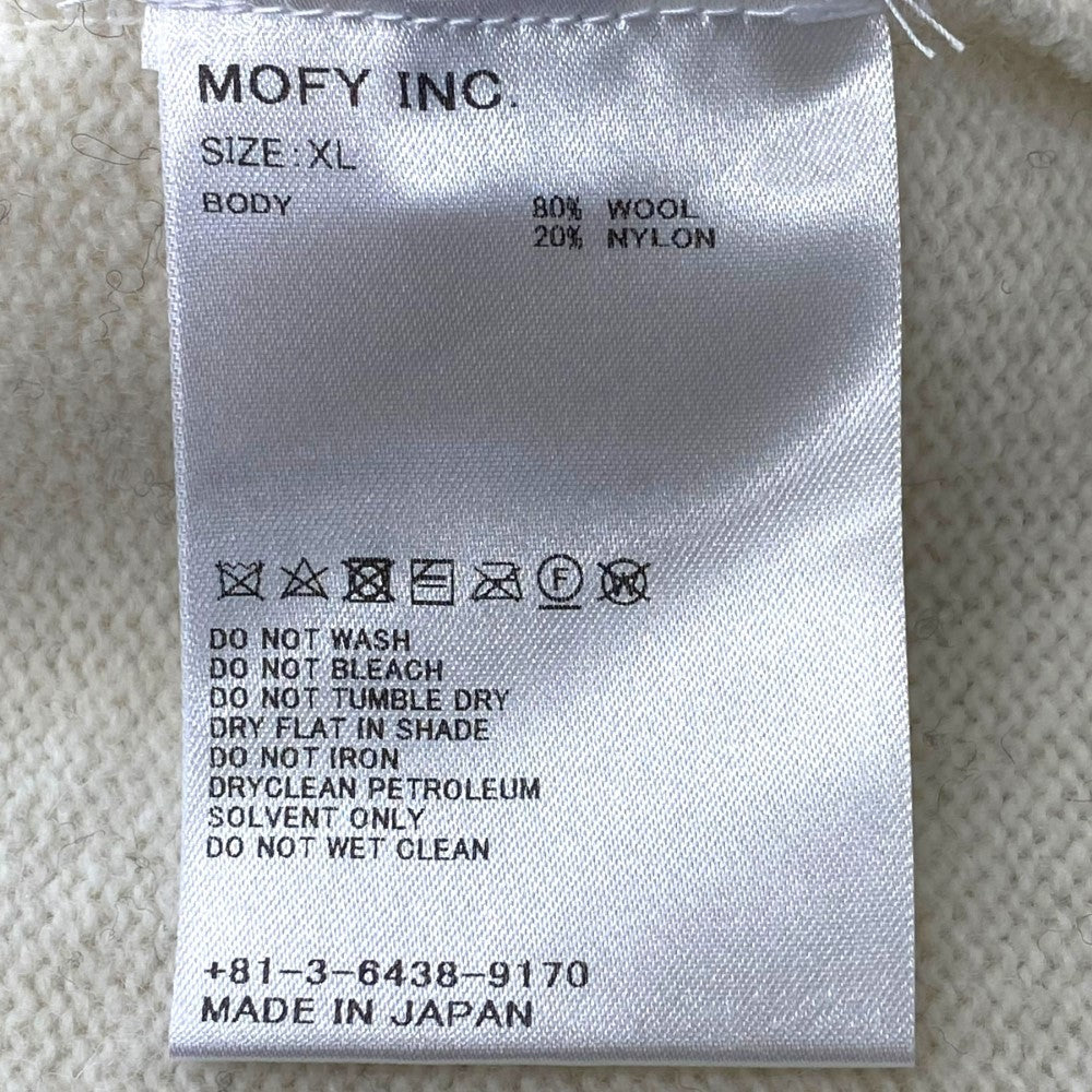 SEQUEL 23AW Nordic Crew Neck Bicolor Knit Gray Size XL