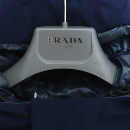 PRADA Reversible Down Long Coat Blue Size M