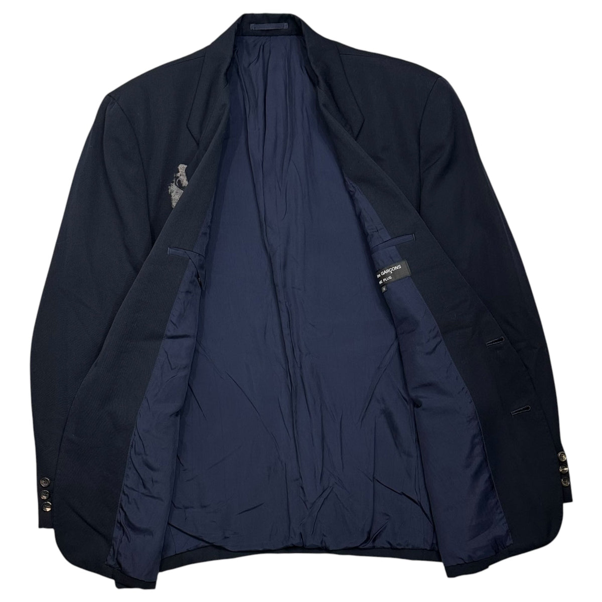 COMME des GARCONS HOMME PLUS 90s Vintage Jacket Navy Size M