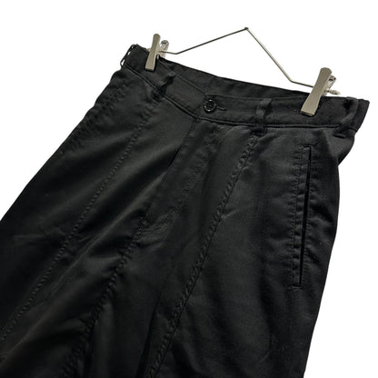 BLACK COMME des GARCONS 10AW Graphic Pants Black Size M