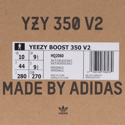ADIDAS YEEZY 350 V2 Salt Core Black Sneakers Size 28cm