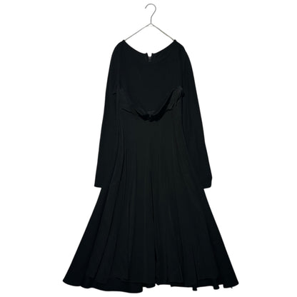 MICHIKO by Y's Back Zip Chest Design Silk Dress Size 2