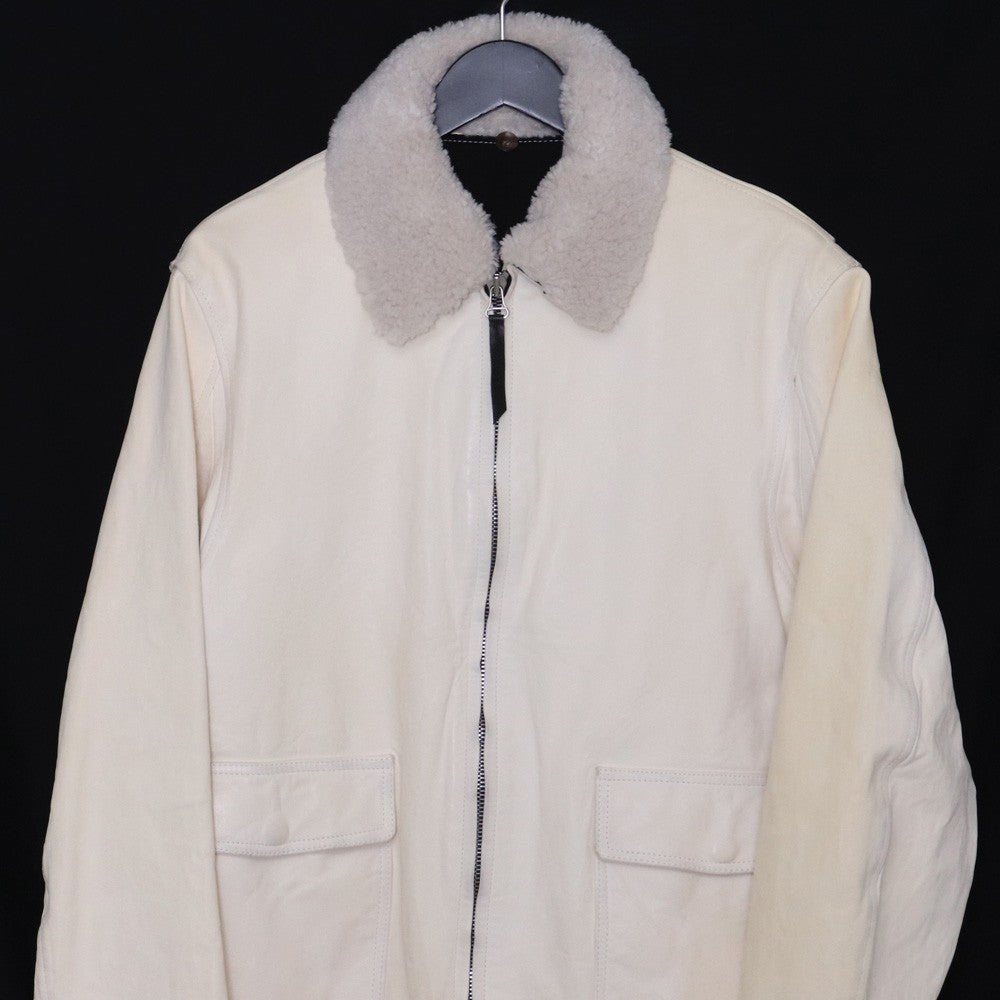 YOHJI YAMAMOTO x BACKLASH Horse Leather Jacket White Size 3