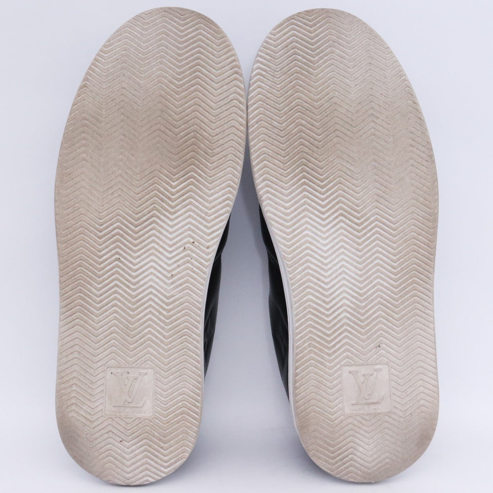 LOUIS VUITTON Beverly Hills Monogram Slip-Ons Black Size 7.5
