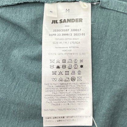 JIL SANDER 23SS V-Neck T-Shirt Green Size M