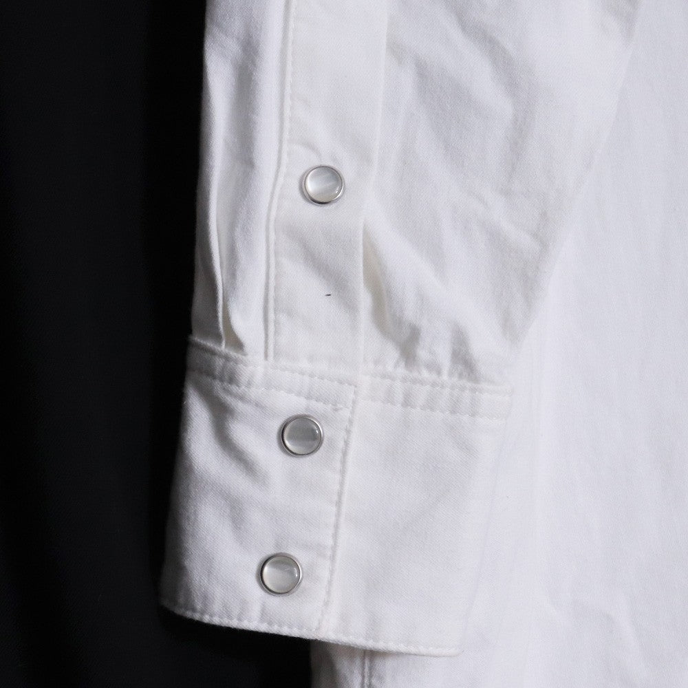 CELINE 23AW Western Painter Shirt White Size XS