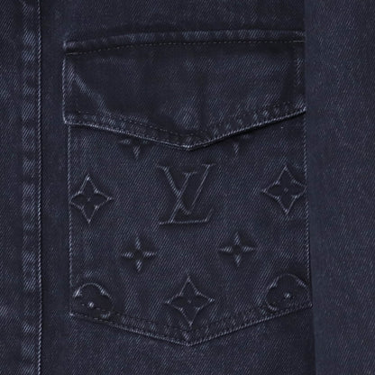 LOUIS VUITTON 24SS Monogram Emboss Jacket Black Size M