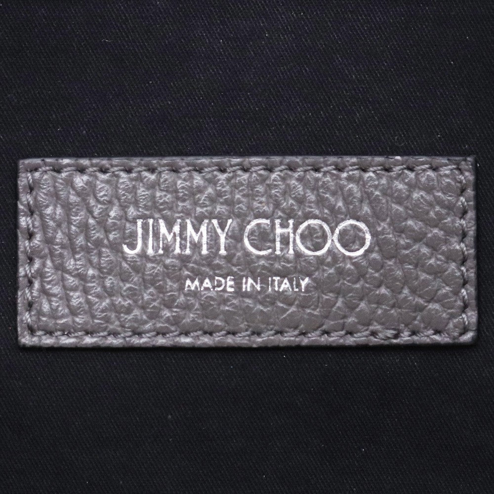 Jimmy Choo Gray Star Embossed Sling Bag Size F