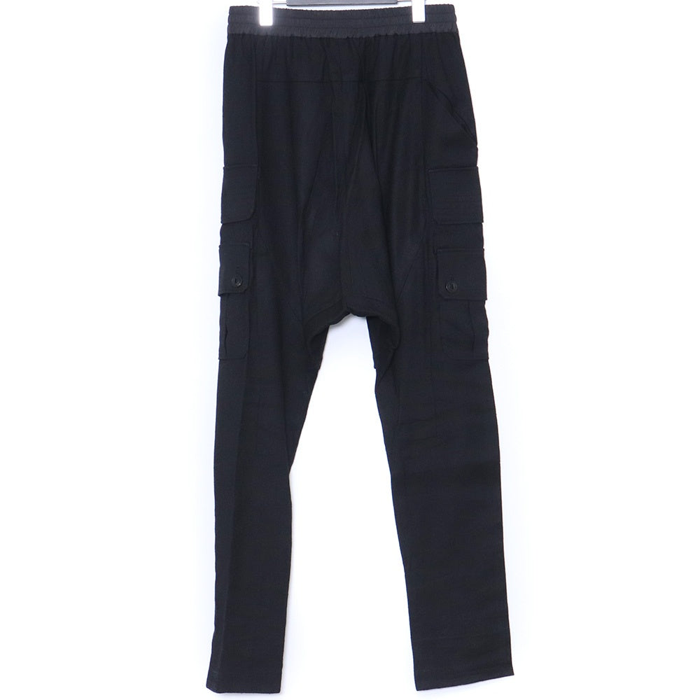 DEVOA Cargo Drop Crotch Pants Black Size 3